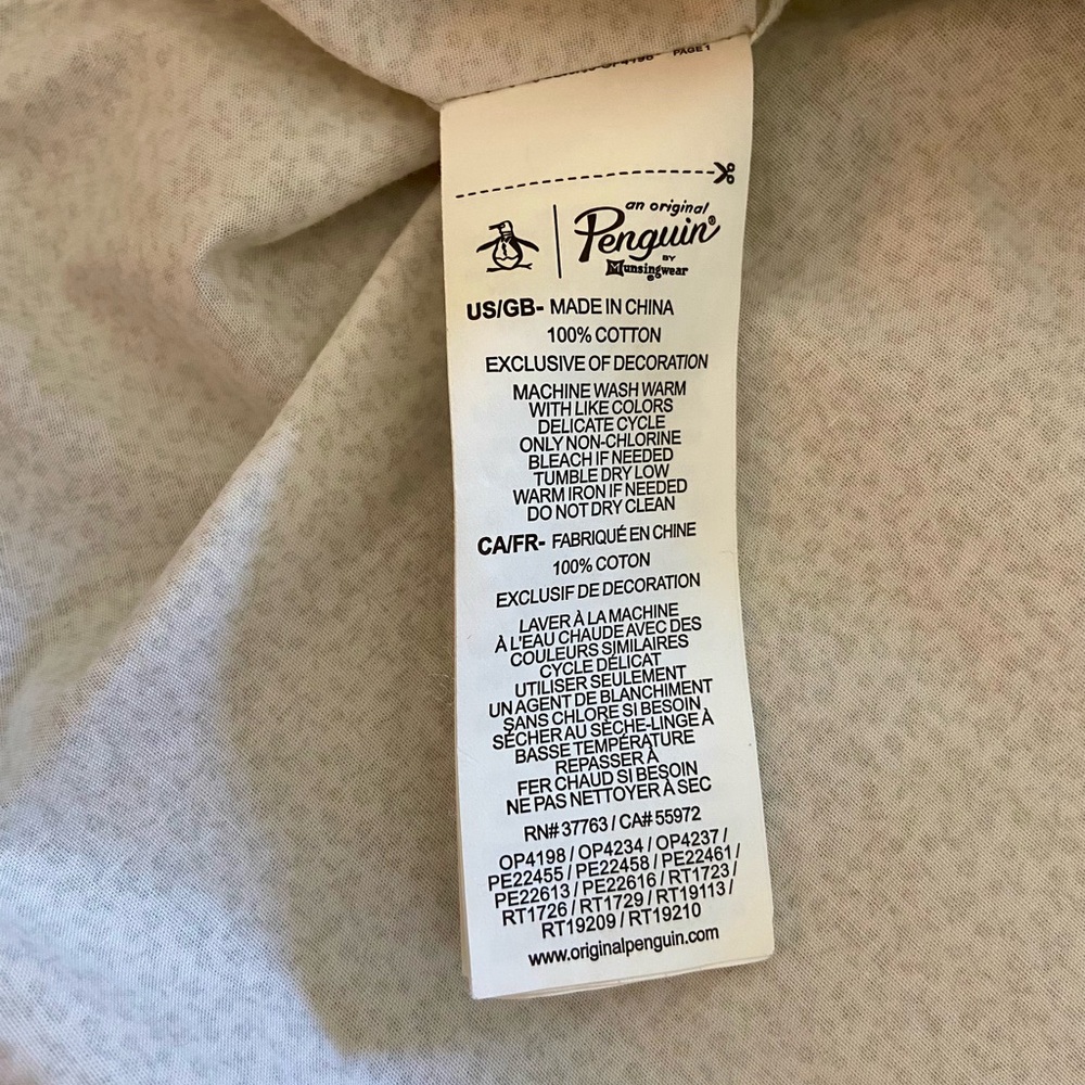 Original Penguin by Munsingwear Shirt - Picture 3 of 10